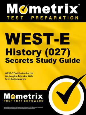 cover image of WEST-E History (027) Secrets Study Guide